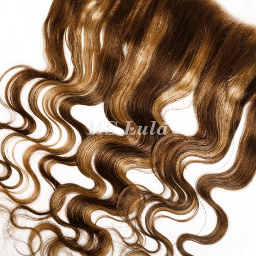 Body Wave #4/27 Highlight Virgin Human Hair 4x4 13x4 Transparent Lace Closure/Frontal | Human Hair Wig | Lace Front
